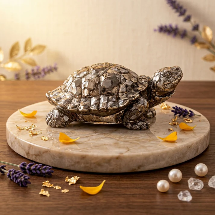 Dhan Vridhi Pyrite Tortoise (Kachhua) - Wealth Booster